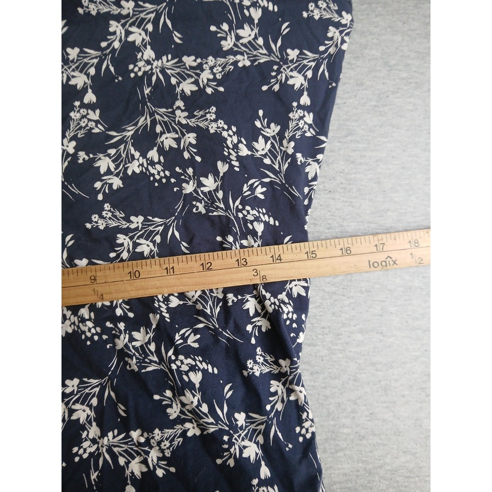 Pact Fit & Flare Navy and White Floral Spaghetti-Strap Midi Dress - Picture 5 of 14